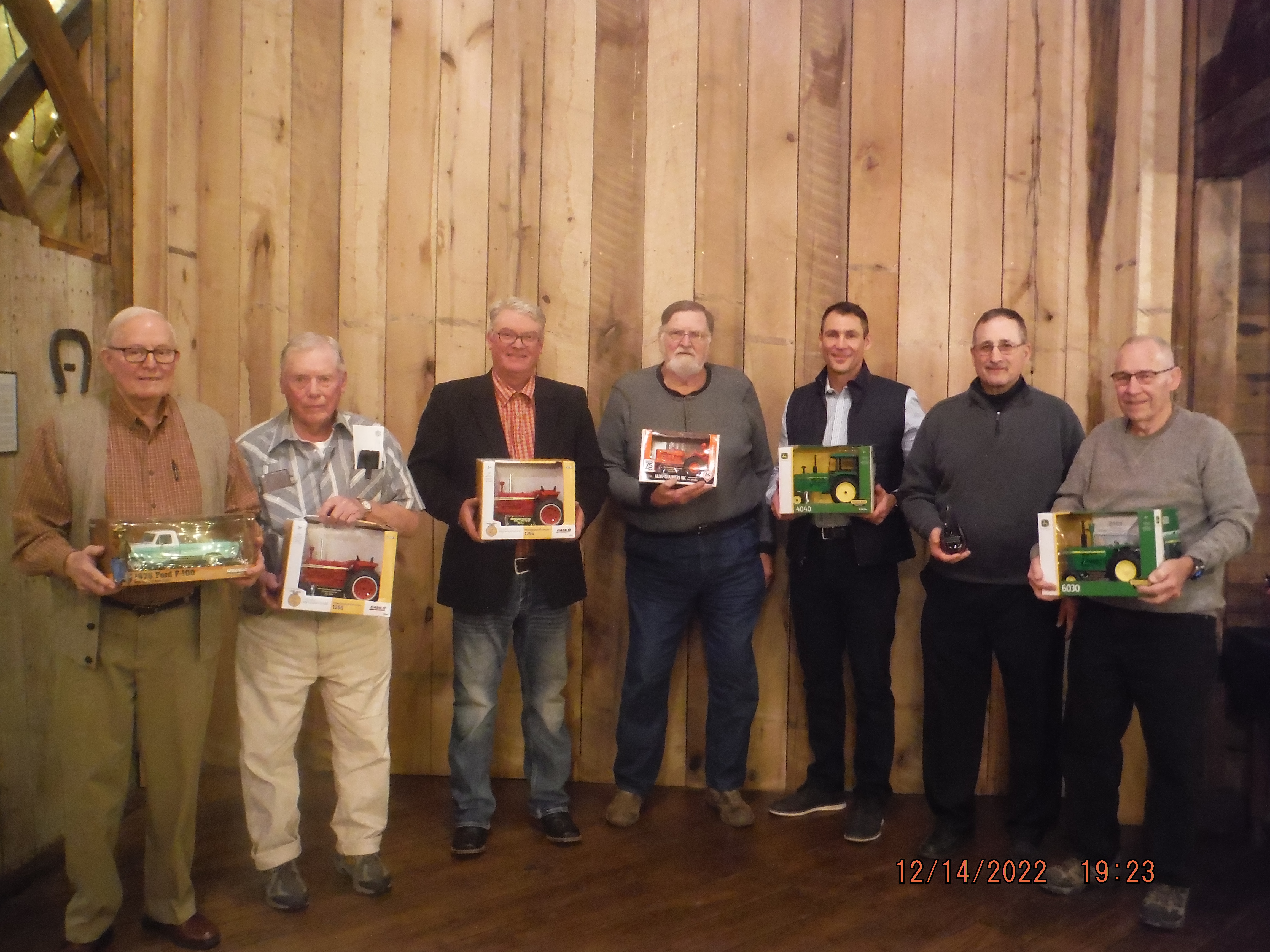 William Wentzel, Jim Willis, Bill Cree III, Dave Shipman, Greg Hopkins, Dominick Barbetta and Rick Thistlthwaite were presented Service Awards at the Greene County Conservation DistrictÃ¢â‚¬â„¢s annual award ceremony on Wednesday, Dec. 14.