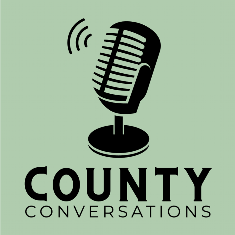 Graphic for County Conversations Podcast