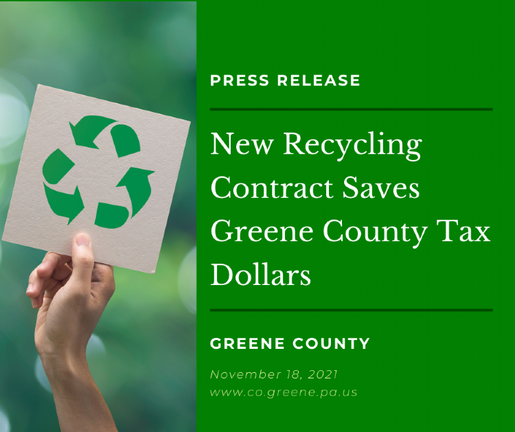 Press Release Graphic for Recycling Contract