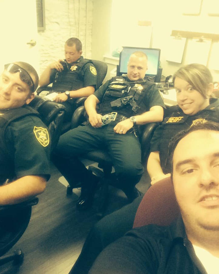sheriff and deputies - selfie